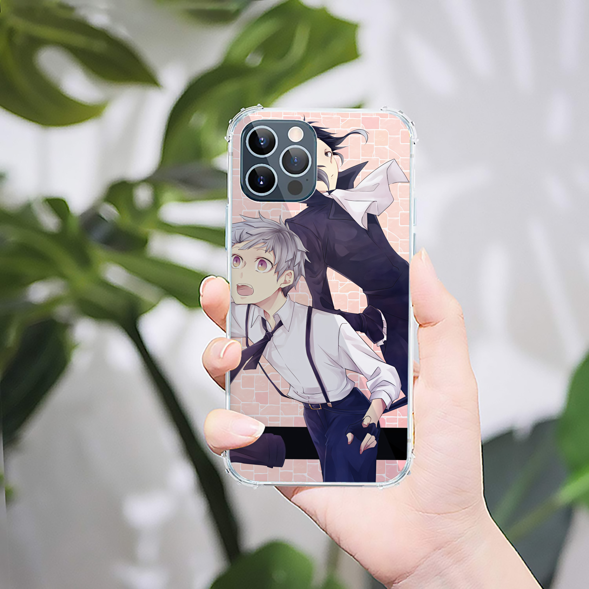 （画像用） 文豪ストレイドッグス Bungo Stray Dogs 【iPhone 12シリーズ対応】透明スマホケース（クリアソフトケース）